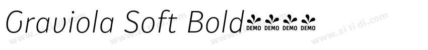 Graviola Soft Bold字体转换
